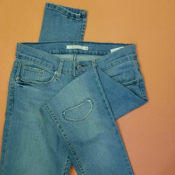 Light Patched 524 Levi's - Picture 7 of 8